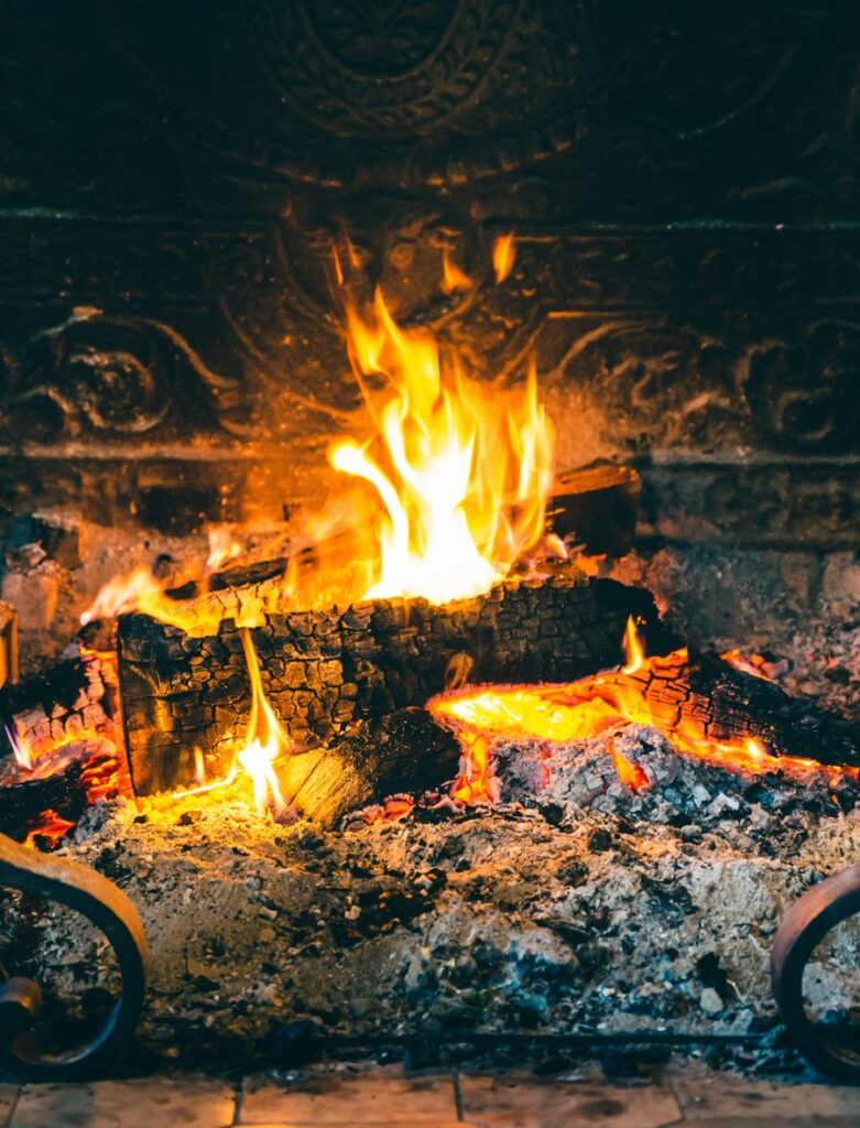 fuego leña